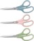 8.5" All-Purpose Scissors Bulk Set of 3 – Office, Home & School Craft Scissors with Soft Comfort Grip for Right and Left Hand Use